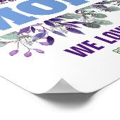 GELUKKIGE MOEDERDAG MA CUSTOM KADOOTJE POSTER (Hoek)