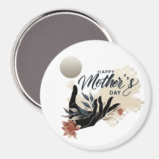 Gelukkige Moederdag magneet (Voorkant / Achterkant)