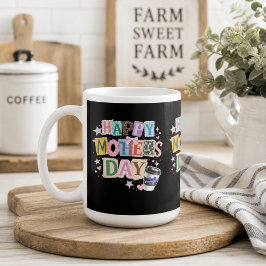Gelukkige moederdag, mama, dank je wel koffiemok