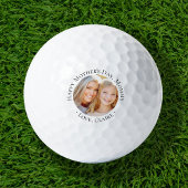 Gelukkige Moederdag mama foto golfballen