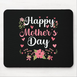 Gelukkige Moederdag mama Schattigee bloemrijke vro Muismat