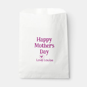 Gelukkige Moederdag mauve liefde naam vrouw teken Bedankzakje