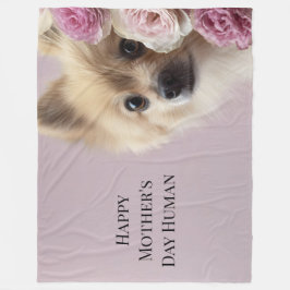 Gelukkige Moederdag Mens Fleece Deken