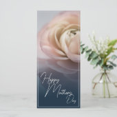 Gelukkige Moederdag met Big Pink Rose (Staand voorkant)