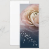 Gelukkige Moederdag met Big Pink Rose (Voorkant / Achterkant)