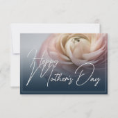 Gelukkige Moederdag met Big Pink Rose (Voorkant)