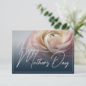 Gelukkige Moederdag met Big Pink Rose (Staand voorkant)