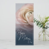 Gelukkige Moederdag met Big Pink Rose (Staand voorkant)