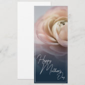 Gelukkige Moederdag met Big Pink Rose (Voorkant / Achterkant)