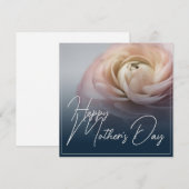 Gelukkige Moederdag met Big Pink Rose (Voorkant / Achterkant)