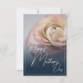 Gelukkige Moederdag met Big Pink Rose (Voorkant)