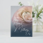 Gelukkige Moederdag met Big Pink Rose (Staand voorkant)