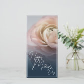 Gelukkige Moederdag met Big Pink Rose (Staand voorkant)