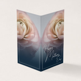 Gelukkige Moederdag met Big Pink Rose Kaart