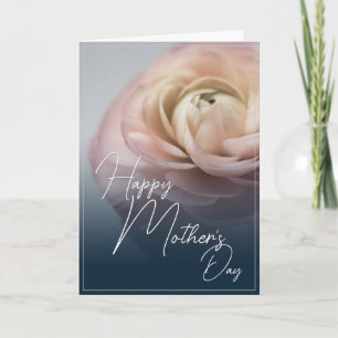 Gelukkige Moederdag met Big Pink Rose Kaart