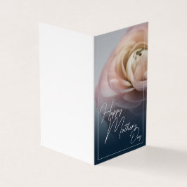 Gelukkige Moederdag met Big Pink Rose Kaart