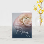 Gelukkige Moederdag met Big Pink Rose Kaart (Gele Bloem)