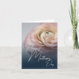 Gelukkige Moederdag met Big Pink Rose Kaart