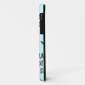 Gelukkige Moederdag met lichtblauwe achtergrond Case-Mate iPhone Case (Achterkant/links)