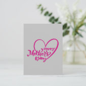 Gelukkige Moederdag met mijn liefde Briefkaart (Staand voorkant)