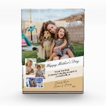 Gelukkige Moederdag Moderne Fotocollage Display