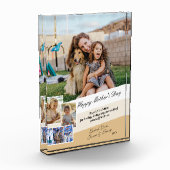 Gelukkige Moederdag Moderne Fotocollage Display Fotoblokken (Links)