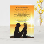 Gelukkige Moederdag Moederliefde Kaart (Gele Bloem)