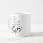 Gelukkige Moederdag mok cadeaus voor moeders (Voorkant links)
