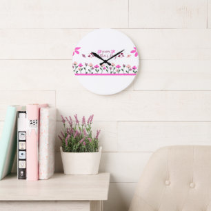 Gelukkige Moederdag multi Kleur Ontwerp Grote Klok
