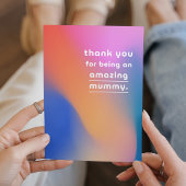 Gelukkige Moederdag MUMMY Moderne Abstracte foto Feestdagen Kaart