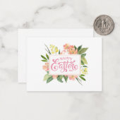 Gelukkige Moederdag Notitiekaartje (Voorkant / Achterkant in situ)