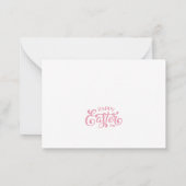 Gelukkige Moederdag Notitiekaartje (Achterkant)