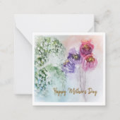 Gelukkige Moederdag Notitiekaartje (Voorkant)