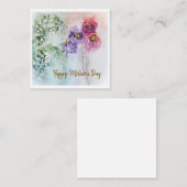 Gelukkige Moederdag Notitiekaartje (Voorkant / Achterkant)