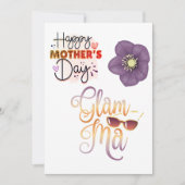 Gelukkige Moederdag oma Feestdagenkaart (Voorkant)