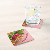 Gelukkige moederdag, op maat gemaakt kartonnen onderzetters (Insitu)