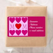 Gelukkige moederdag, personaliseren etiket (Insitu)