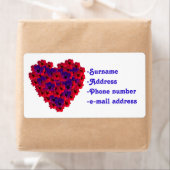 Gelukkige moederdag, personaliseren etiket (Insitu)