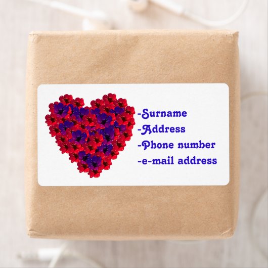 Gelukkige moederdag, personaliseren etiket (Insitu)