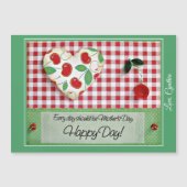 Gelukkige Moederdag Quilling Kersen Magnetische Ka (Voorkant)