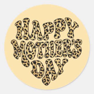 Gelukkige Moederdag Ronde Sticker