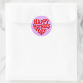 Gelukkige Moederdag Ronde Sticker (Tas)