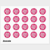 Gelukkige Moederdag Ronde Sticker (Vel)
