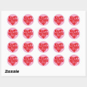 Gelukkige Moederdag Ronde Sticker (Vel)