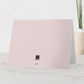 GELUKKIGE MOEDERDAG (ROZE) KAART (Achterkant)