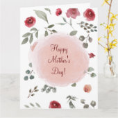 GELUKKIGE MOEDERDAG (ROZEN) KAART (Gele Bloem)