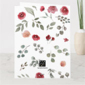 GELUKKIGE MOEDERDAG (ROZEN) KAART (Achterkant)