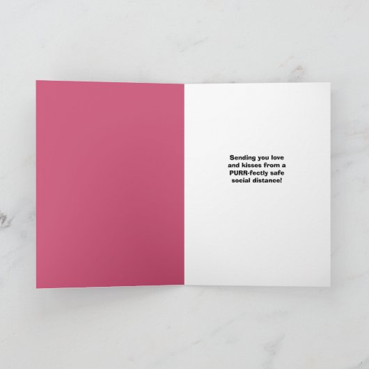 Gelukkige Moederdag Schattigee kat in pandemisch g Feestdagen Kaart (Binnen)