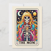 Gelukkige Moederdag Skelet De Moeder Tarot Kaart (Voorkant)