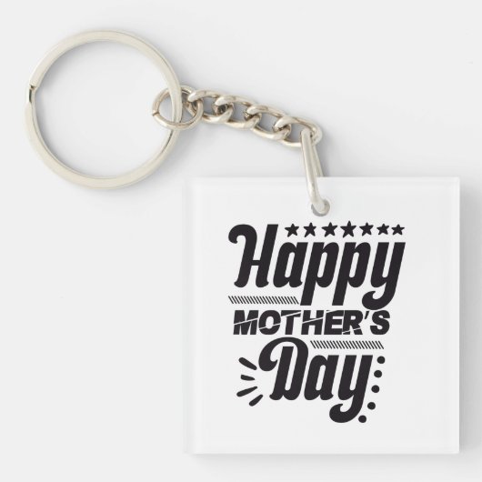 Gelukkige Moederdag Sleutelhanger (voorkant)